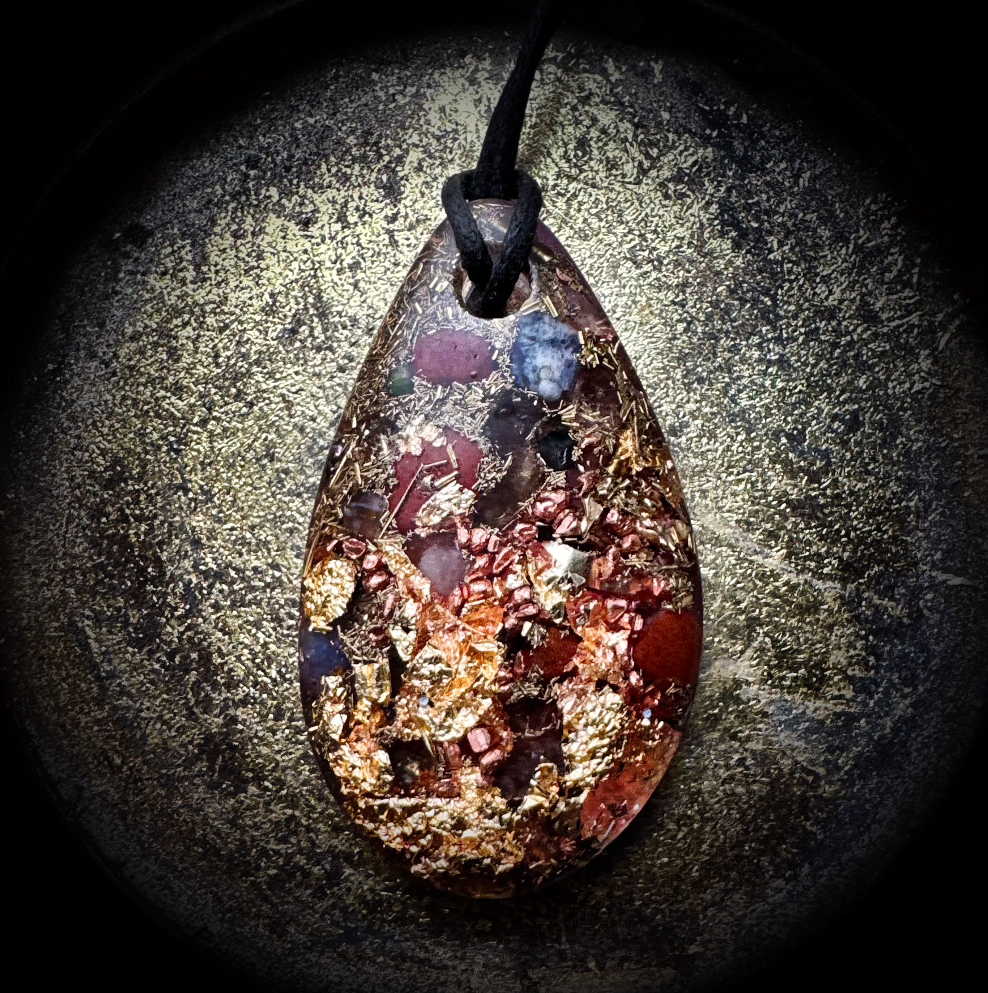Engeltropfen Orgonit-Amulett groß Engeltropfen Orgonit-Amulett groß