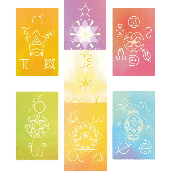 Energiekarten Freie Energien – sortiert 7 Stück